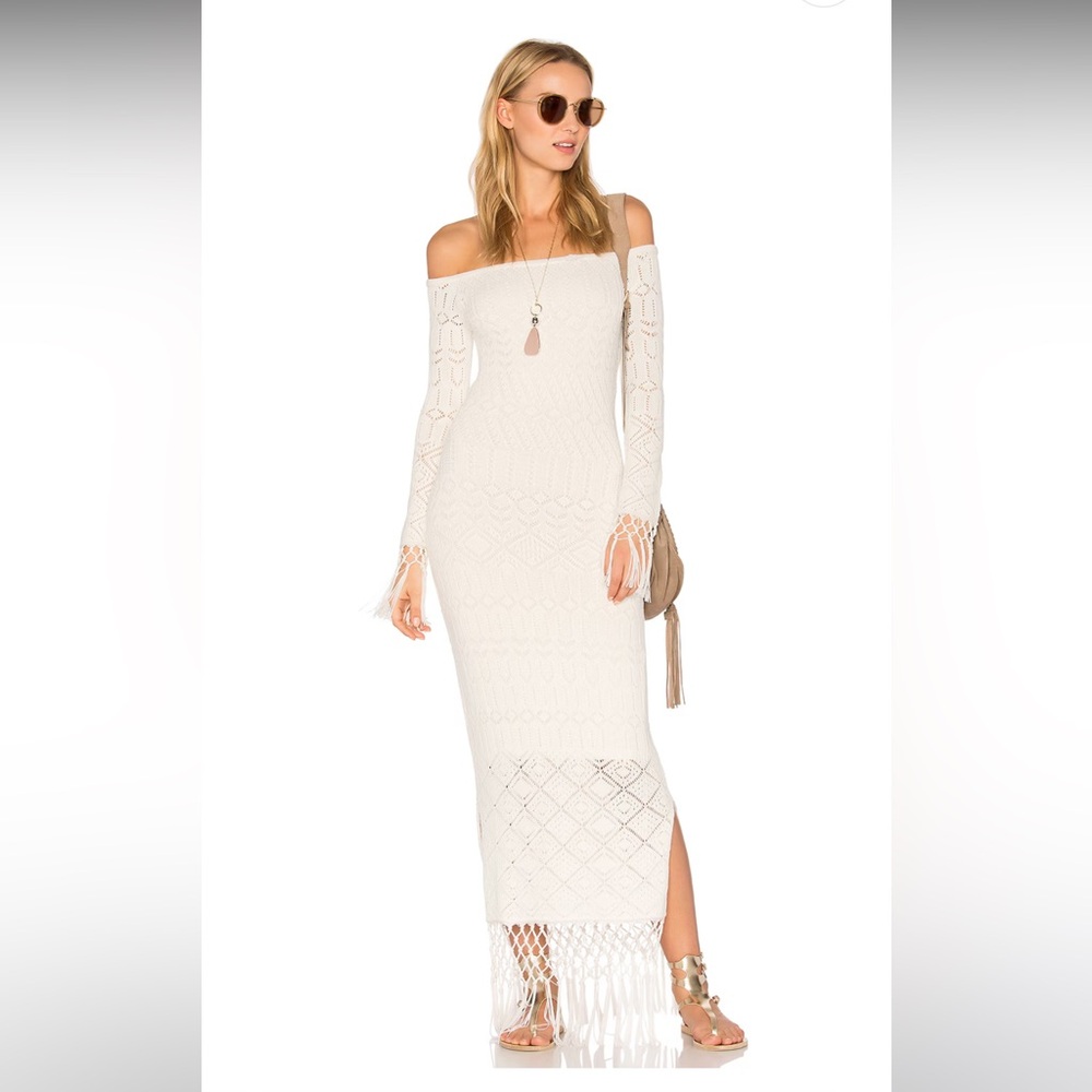 House of Harlow 1960 Revolve Rose Dress in White